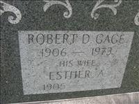 Gage, Robert D. and Esther A